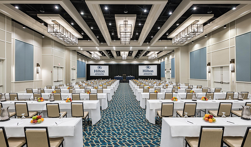 Meeting room classroom setup