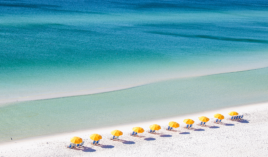 aerial view of the Gulf of Mexico